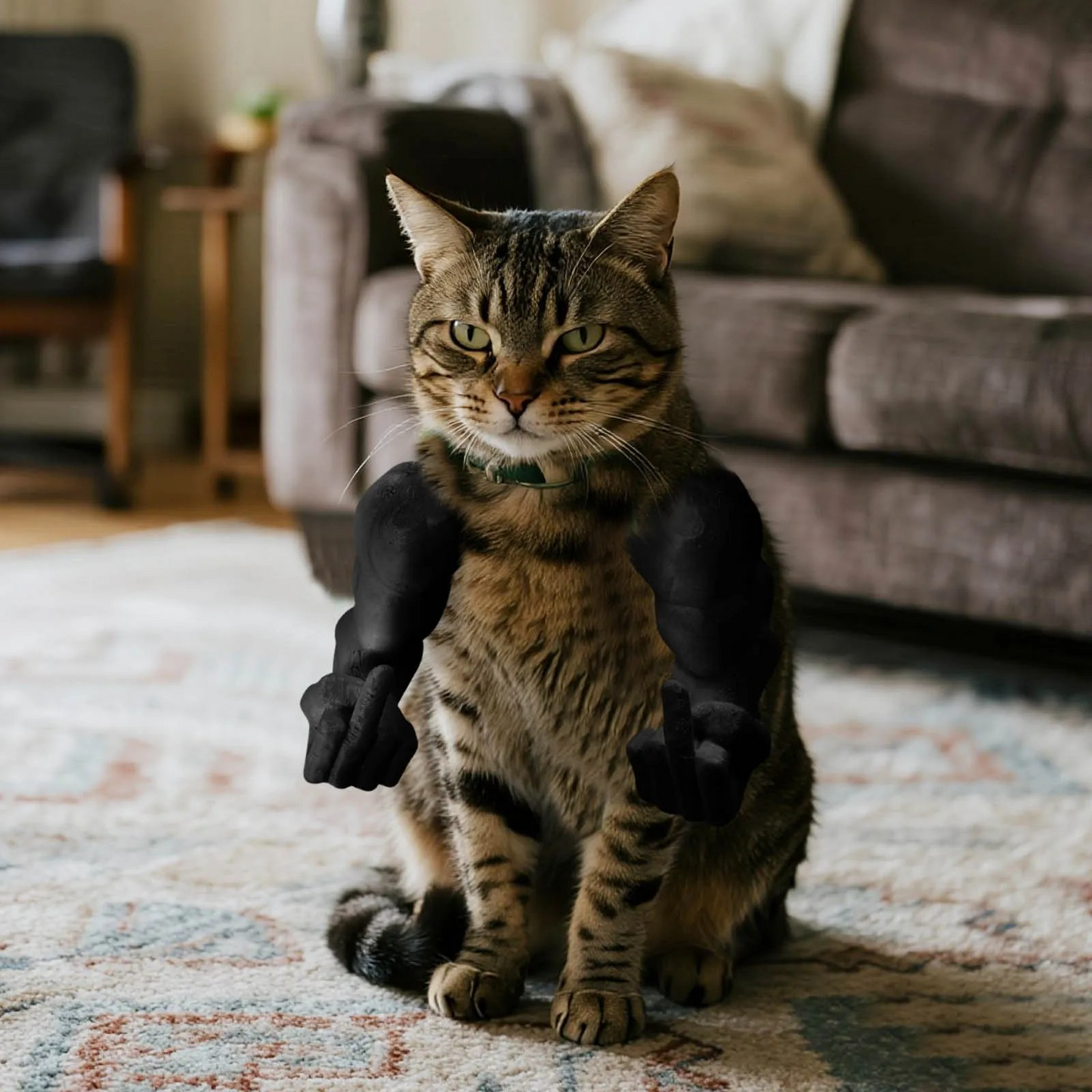 Cat Muscle Arms