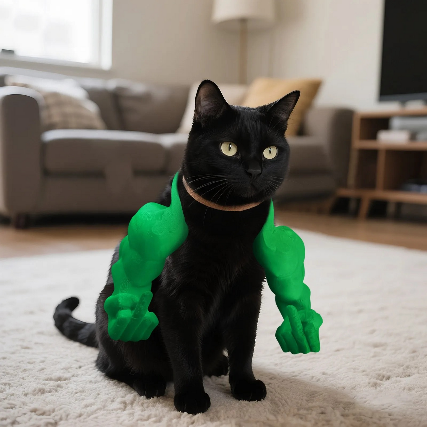 Cat Muscle Arms