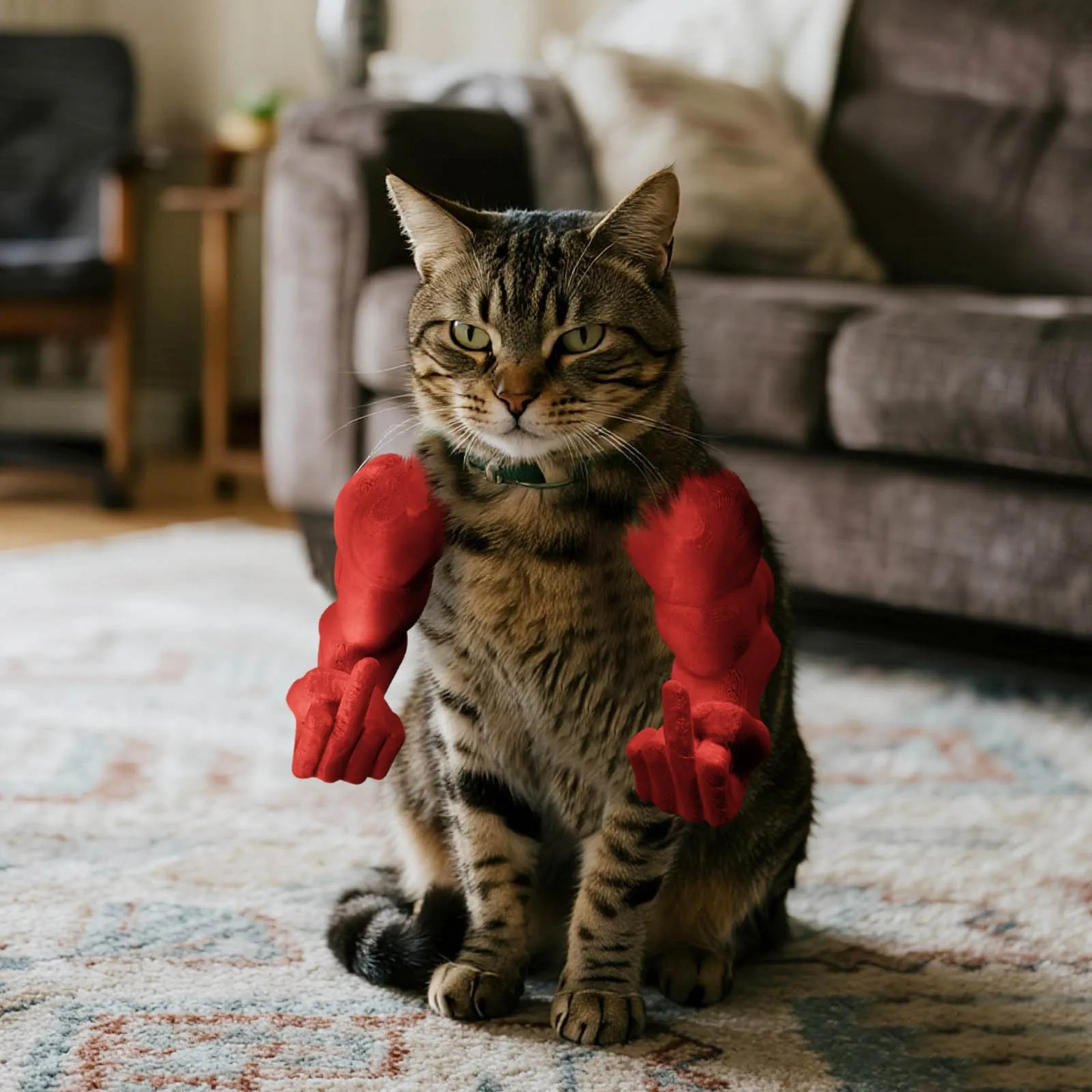 Cat Muscle Arms
